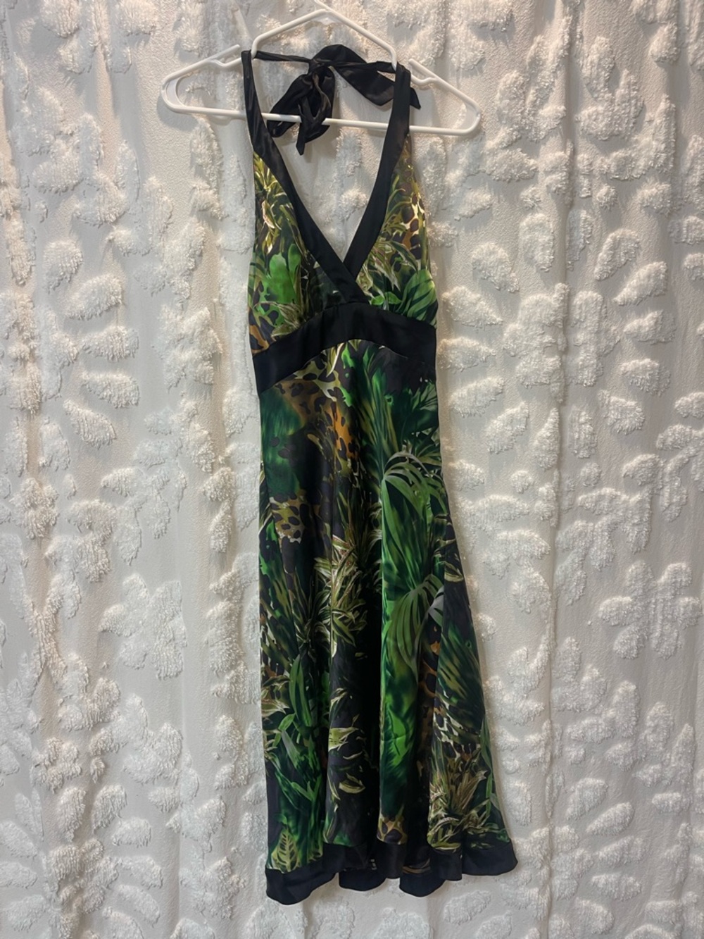 Vintage Cache multicoloured maxi dress with open back